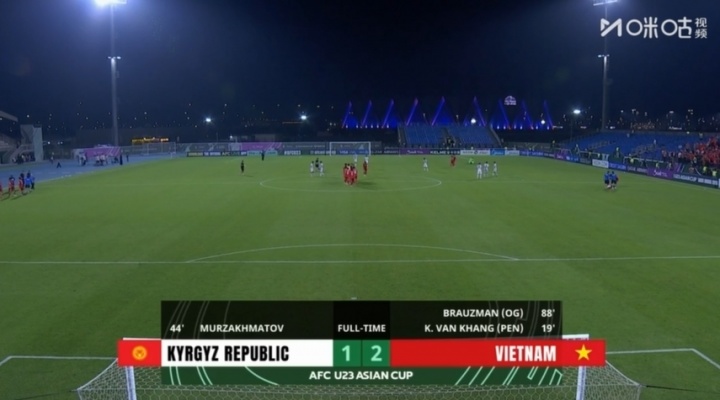 178直播-出线在望！越南U23第88分钟绝杀，U23亚洲杯2连胜小组头名领跑！