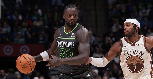 178体育平台-兰德尔18+7戈贝尔15+17 森林狼主场大胜复仇勇士